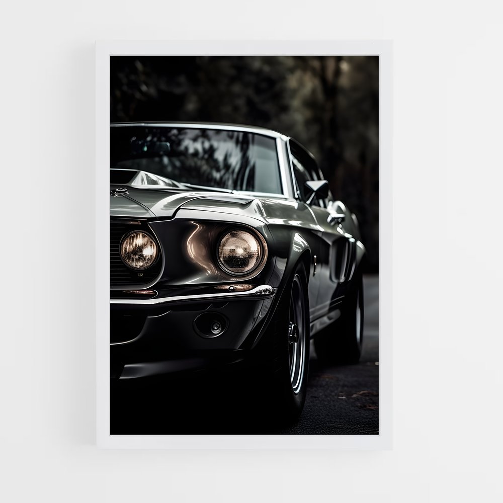 Poster Mustang shelby (vue 3)